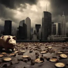 Ratowanie upadającego banku przez JPMorgan. Bolesny spadek zysków kwartalnych.