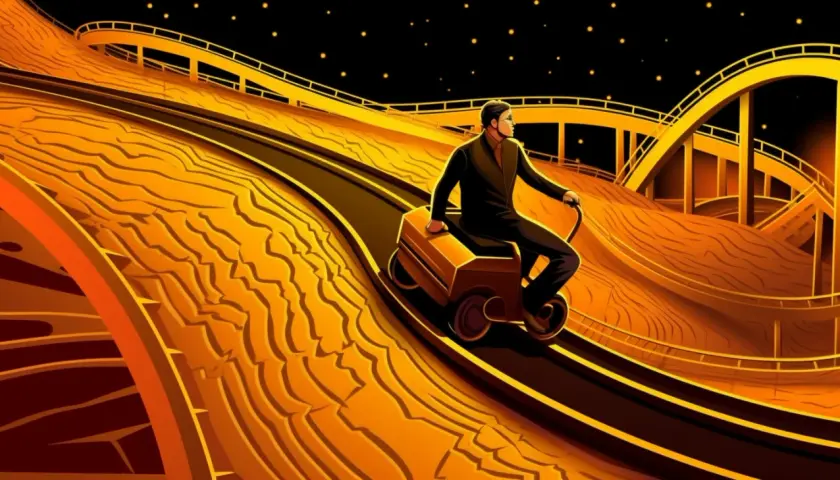 Czy rynek kryptowalutowy i Bitcoin czekają na rollercoaster? Expert wyjaśnia.
