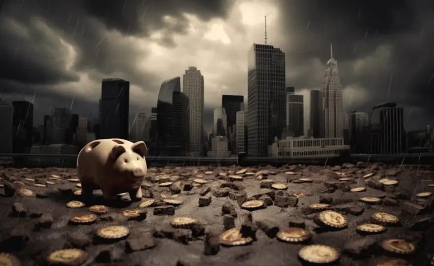 Ratowanie upadającego banku przez JPMorgan. Bolesny spadek zysków kwartalnych.